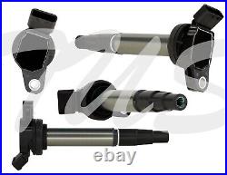 4 Ignition Coil + 4 Genuine Toyota Spark Plug fits Toyota Corolla 1.8L 2009-2020