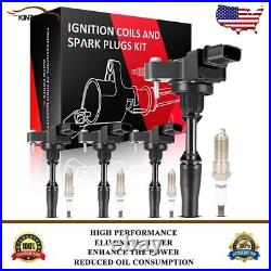 4 Ignition Coil & Spark Plug For Chevy Impala Equinox Malibu Colorado Camaro