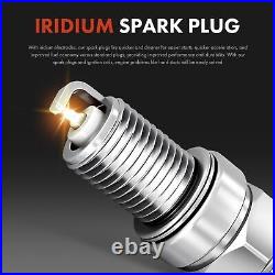 4Pcs Ignition Coil & IRIDIUM Spark Plug Kits for Mercedes-Benz INFINITI Q50 Q60