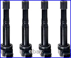 4x Ignition Coil & 4x NGK Spark Plug For Acura TSX 2004-2008 L4 2.4L