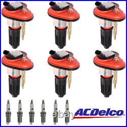 6 Energy Ignition Coil UF303 & ACDelco Spark Plug for Chevrolet Trailblazer 4.2L