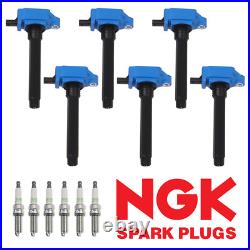 6 High Performance Ignition Coil & NGK Platinum Spark Plug For Chrysler Dodge