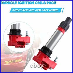 6 Pack Ignition Coil & Iridium Spark Plug For Cadillac GMC Chevrolet Buick UF569