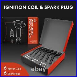 6x Ignition Coil & IRIDIUM Spark Plug Kits for Mercedes-Benz W212 E300 E350 E400