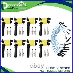 8 Heavy Duty Ignition Coil & 16 Spark Plug & Wireset for 03-05 Dodge Ram 2500