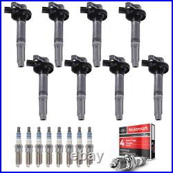 8 Ignition Coil & Motorcraft Platinum Spark Plug For 11-13 Ford F150 Mustang