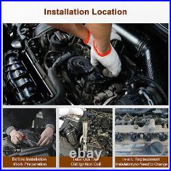 8 Ignition Coil & Spark Plug Kits For Volkswagen Touareg 4.2L V8 2004
