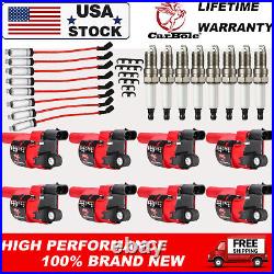 8 Ignition Coil + Spark Plug+ Wire set For Chevy Silverado 1500 GMC Tahoe D514A