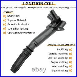 8PC Ignition Coil Spark Plug for 2010-2017 Ford F150 F250 F-350 6.2L UF631 UF639