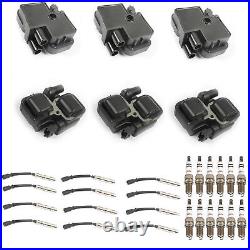 Bosch Platinum Spark Plug, MotorKing Ignition Coil UF359, Plug Wire For MB C ML