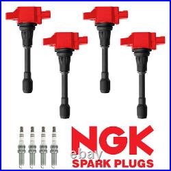 Energy Ignition Coil & NGK Ruthenium Spark Plug for Nissan Altima Frontier UF549