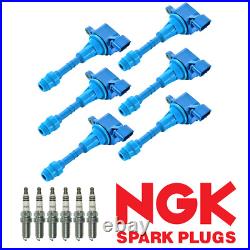 High Performance Ignition Coil & NGK Iridium Spark Plug For Nissan Infiniti V6
