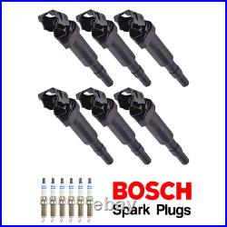 Ignition Coil & Bosch Platinum Spark Plug For BMW 740i 335i xDrive UF592
