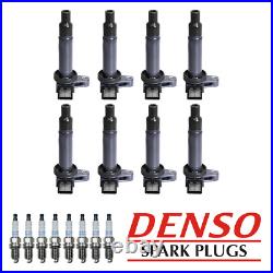 Ignition Coil & Denso Platinum Spark Plug For 2003-2008 Lexus GX470 4.7L UF230