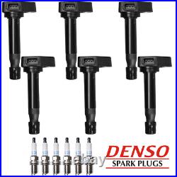 Ignition Coil & Denso Platinum Spark Plug For Honda Accord Odyssey Acura UF242