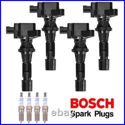 Ignition Coil & Iridium Bosch Spark Plug for 2017-2012 Mazda 3 CX-7 2.3L UF540