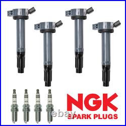 Ignition Coil & NGK Iridium Spark Plug for 09-19 Toyota 4Runner Camry RAV4 UF487