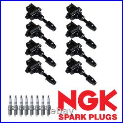 Ignition Coil & NGK Platinum Spark Plug For 1997-2001 Infiniti Q45 V8 4.1L UF282