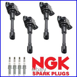 Ignition Coil & NGK Ruthenium Spark Plug for 2007-2019 Nissan Altima Versa UF549