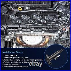 Ignition Coil & Spark Plug Set Fit For Chrysler Aspen 2008 2009 4.7L V8