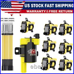 Ignition Coil&Spark Plug Wire For Cadillac Escalade 2002-06 Chevy Avalanche 1500