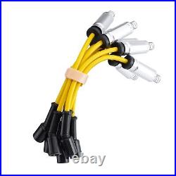 Ignition Coil & Spark Plug Wire Set UF262 For Chevy Silverado GMC 4.8L 5.3L 6.0L