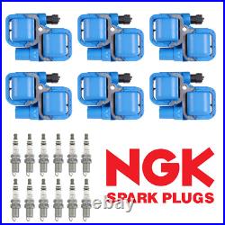 Performance Ignition Coil & NGK Ruthenium Spark Plug for 02-04 Mercedes C32 AMG