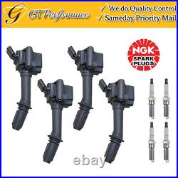 Quality Ignition Coil & NGK Spark Plug 4PCS for 16-19 Chevrolet Cruze Malibu L4