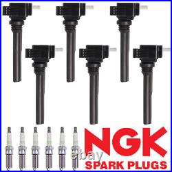 Set of 6 Ignition Coil & NGK Platinum Spark Plug for 17-19 Ford F-150 UF826