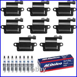 Set of 8 Ignition Coil AcDelco Platinum Spark Plug For LS2 LS4 LS7 UF271