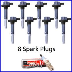 Set of 8 Ignition Coil & Motorcraft Platinum Spark Plug For Ford F150 5.0L UF622