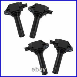 TRQ Engine Spark Ignition Coil Direct Fit Set of 4 for Subaru Forester 2.5L