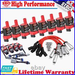 UF262 Ignition Coil & Spark Plug Wire Set For Chevy Silverado GMC 4.8L 5.3L 6.0L
